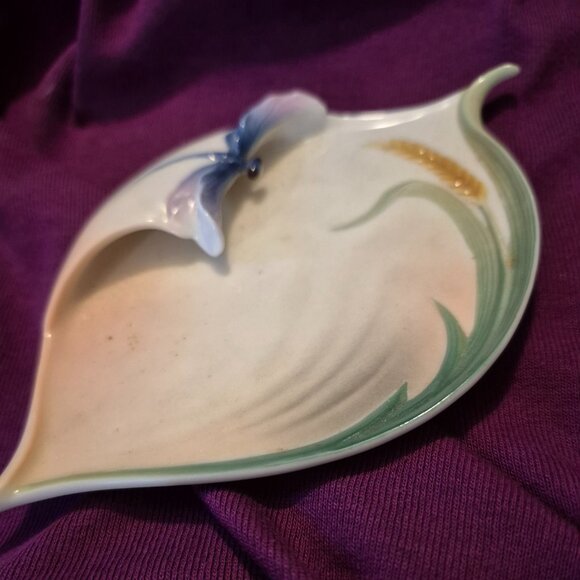 Franz porcelain Dragonly Teacup, Saucer and Spoon. EUC - Picture 4 of 5